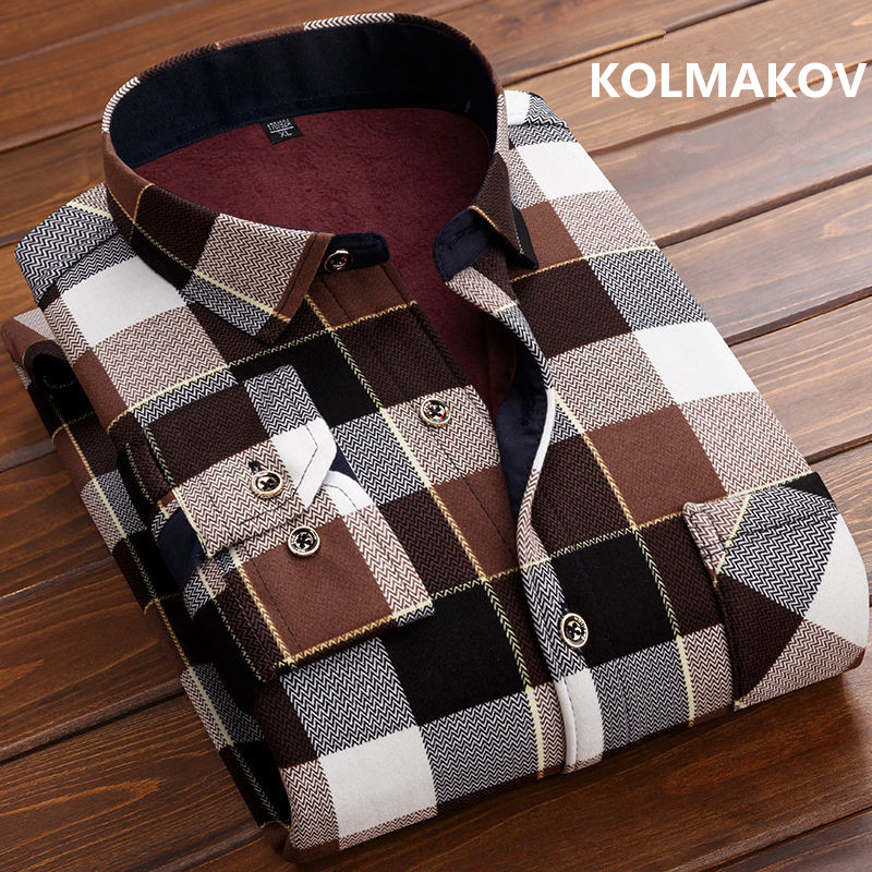 Flannel Shirt Lined - Męska moda zimowa 2026, eleganckie koszule