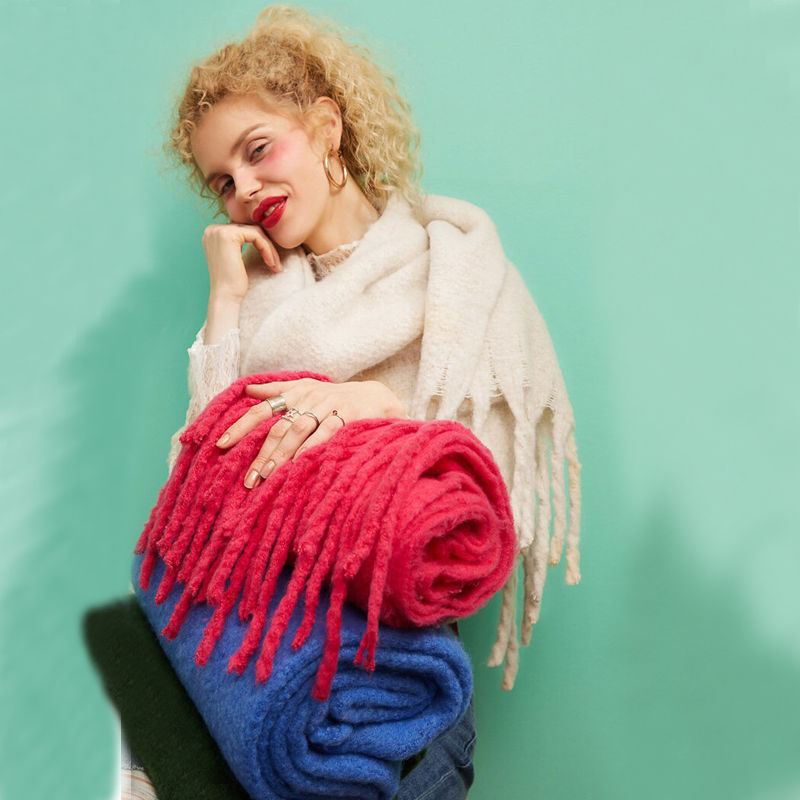 Cashmere Pashmina Wrap - Projektant marki damski zimowy szalik damski