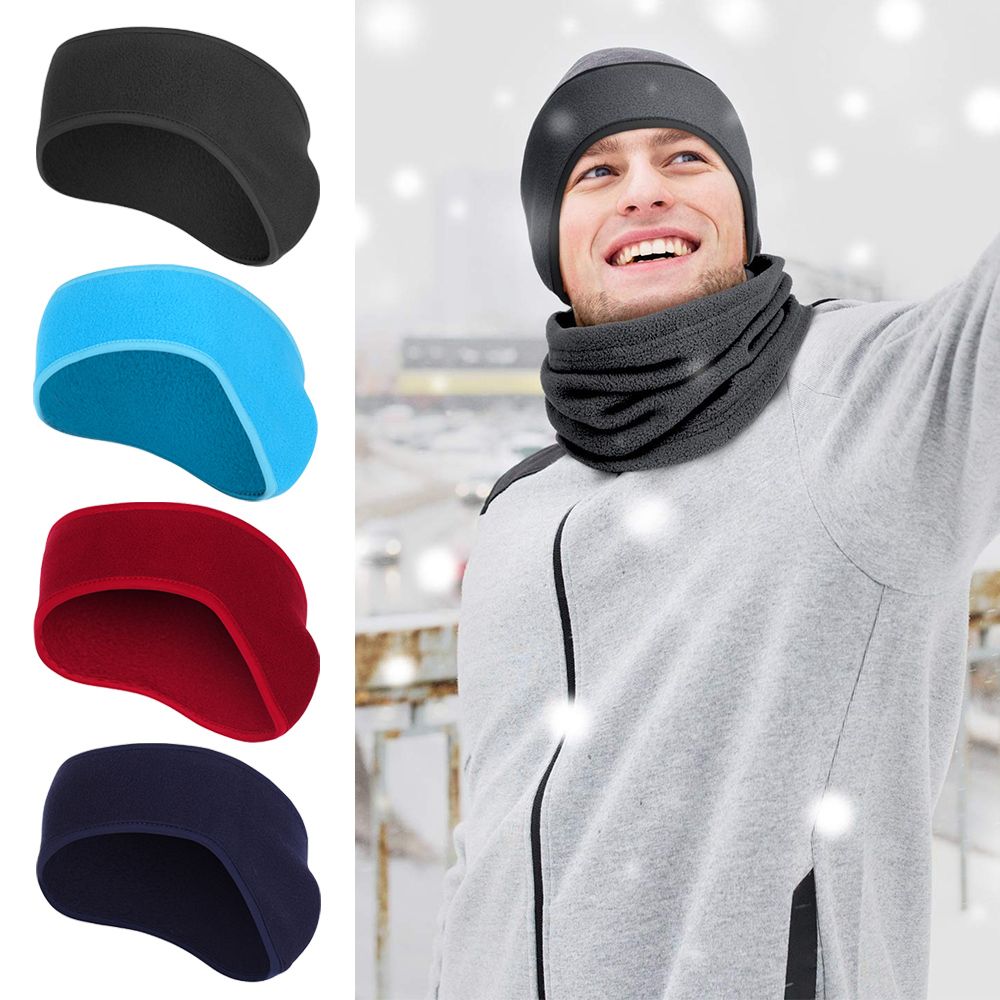Fleece Ear Warmer Band - 1 szt. Opaska na włosy, polarowa
