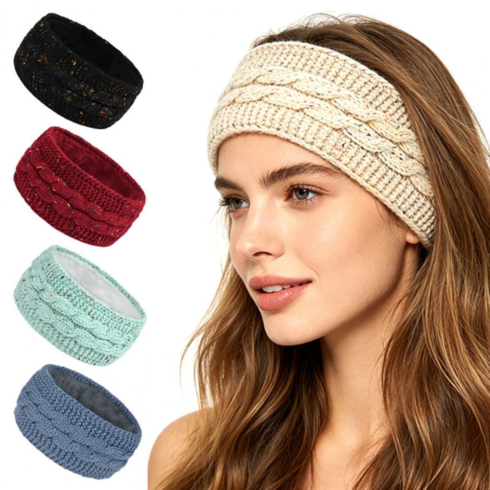 Winter Headband Fleece - Zimowe opaski na głowę dla kobiet,