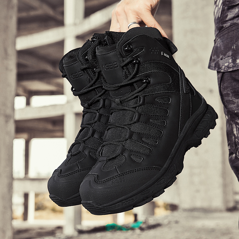 Waterproof Winter Boot - Męskie taktyczne buty sznurowane, markowe buty