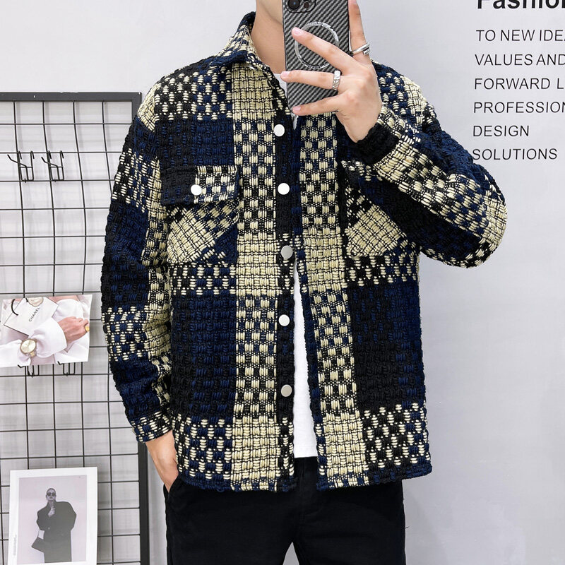Nowa męska gruba koszula w kra – Flannel Shirt Lined recenzja i cena
