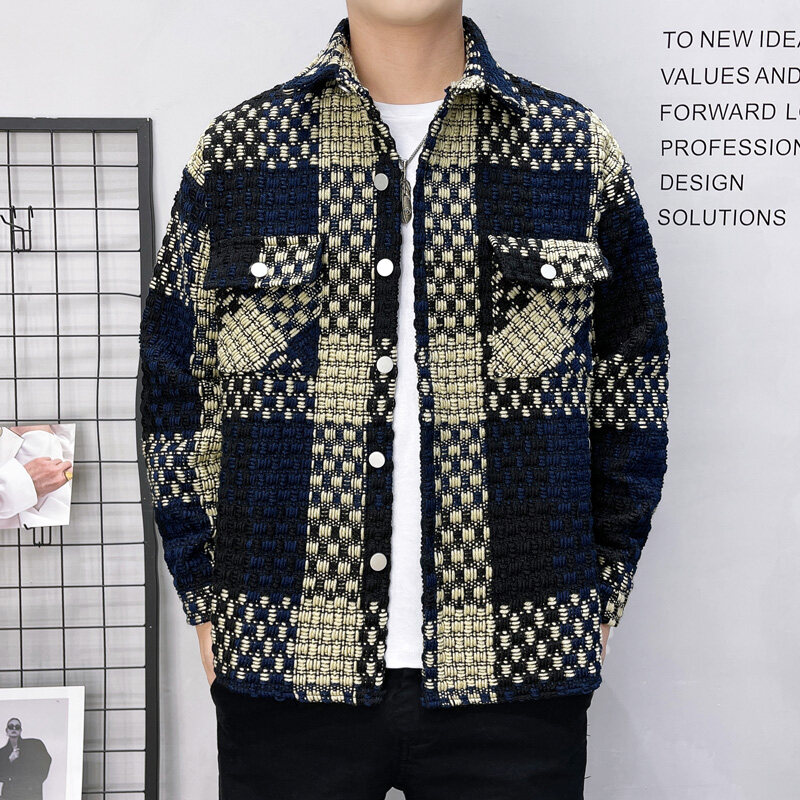 Nowa męska gruba koszula w kra – Flannel Shirt Lined recenzja i cena