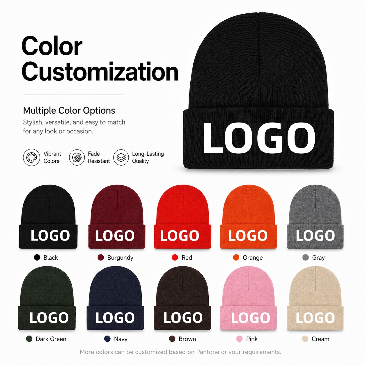 Czapki z dzianiny z własnym lo – Knit Beanie Hat Warm recenzja i cena