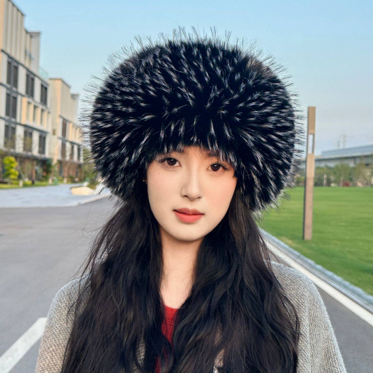 Miękka pluszowa czapka z imita – Knit Beanie Hat Warm recenzja i cena