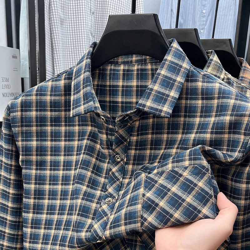 Męska koszula w kratę z kołnie – Flannel Shirt Lined recenzja i cena