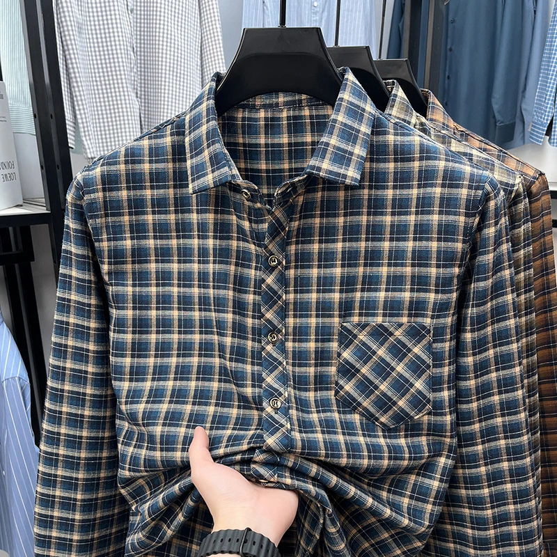 Męska koszula w kratę z kołnie – Flannel Shirt Lined recenzja i cena
