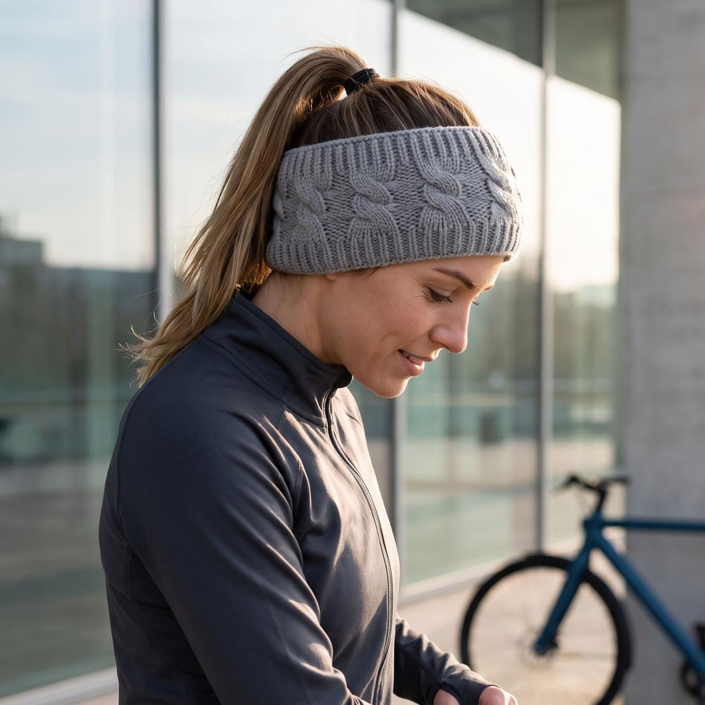 Zimowe nauszniki dla kobiet, z – Fleece Ear Warmer Band recenzja i cena