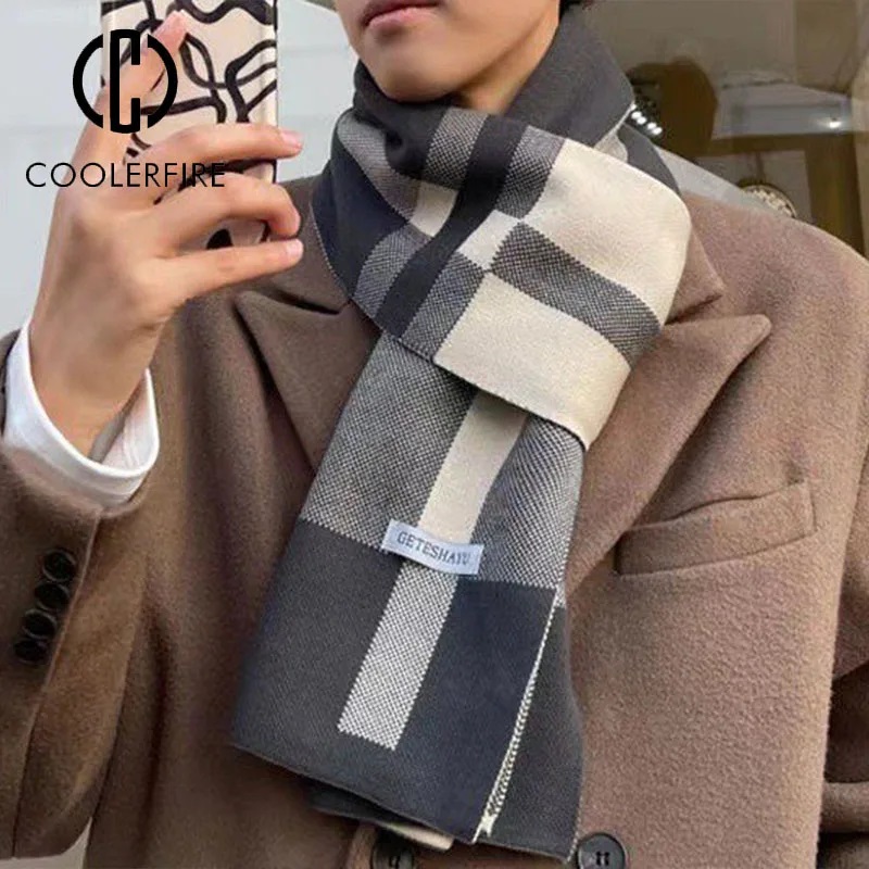 Nowy zimowy szalik męski utrzy – Wool Scarf Men recenzja i cena