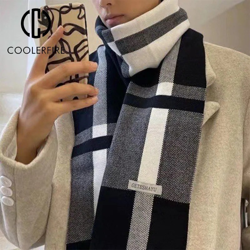 Nowy zimowy szalik męski utrzy – Wool Scarf Men recenzja i cena
